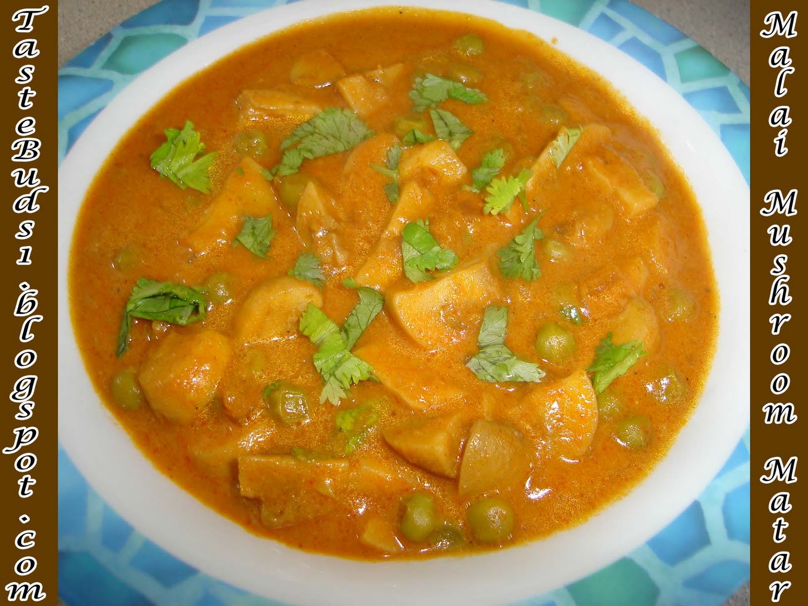 Taste Buds Malai Mushroom Matar