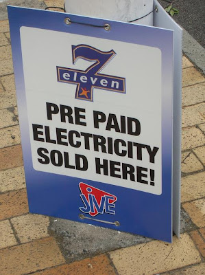 So... where the hell does a place like 7-11 get all this electricity? And how the bloody do they store it?!?