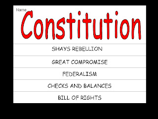 Mr. Hall's Blog: Constitution Foldable