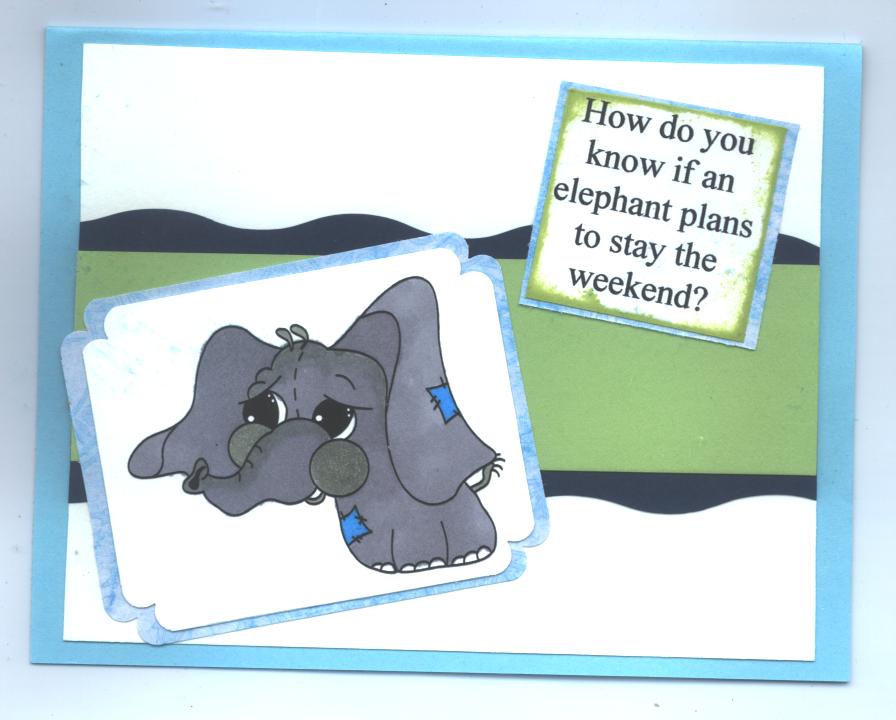 Creations by Cheri: Elephant Riddle & Pink Flamingo