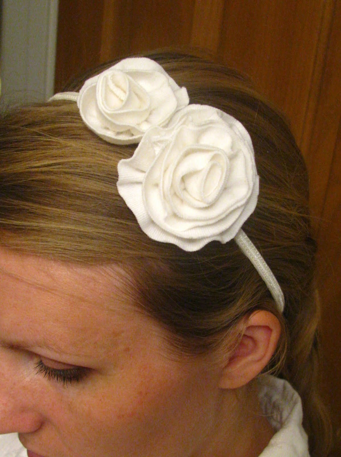 Yellow Mums psudo Tutorial Rosette headband