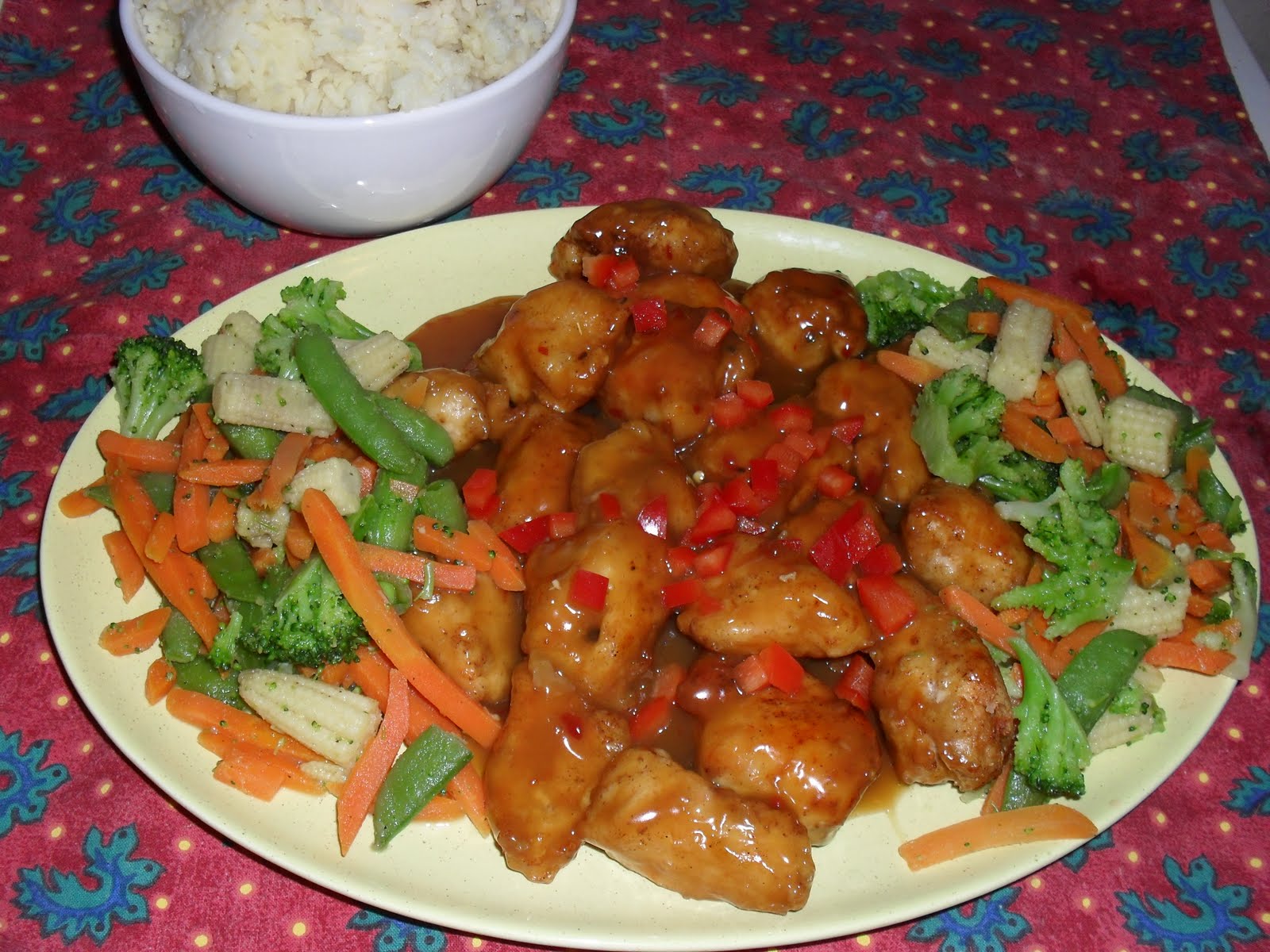 ROCK THAT PLATE! Orange Chicken!