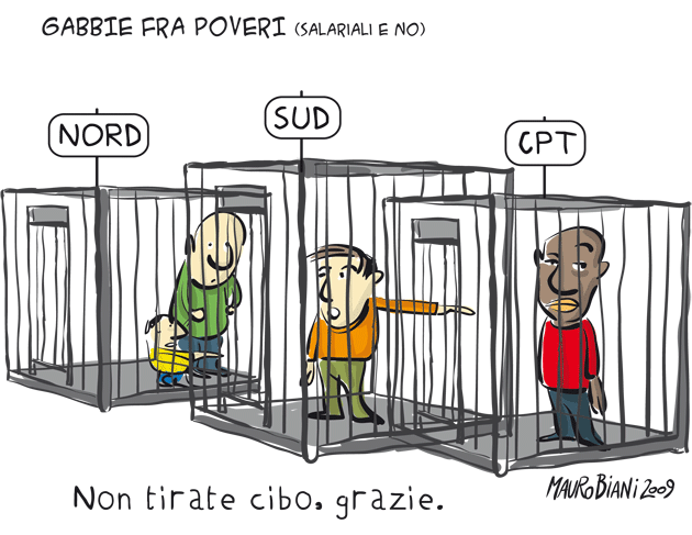 Gabbie salariali: una vignetta di Mauro Biani