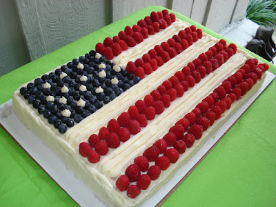 Rozlynn Bakes: Celebrating the 4th with a Flag Cake.....