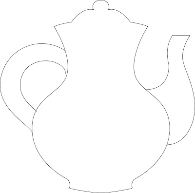 The Best FREE Craft Articles: Downloadable Teapot Pattern Free