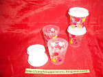TUPPERWARE MIDGET/SMIDGET AND SMALL ROUND CONTAINERS