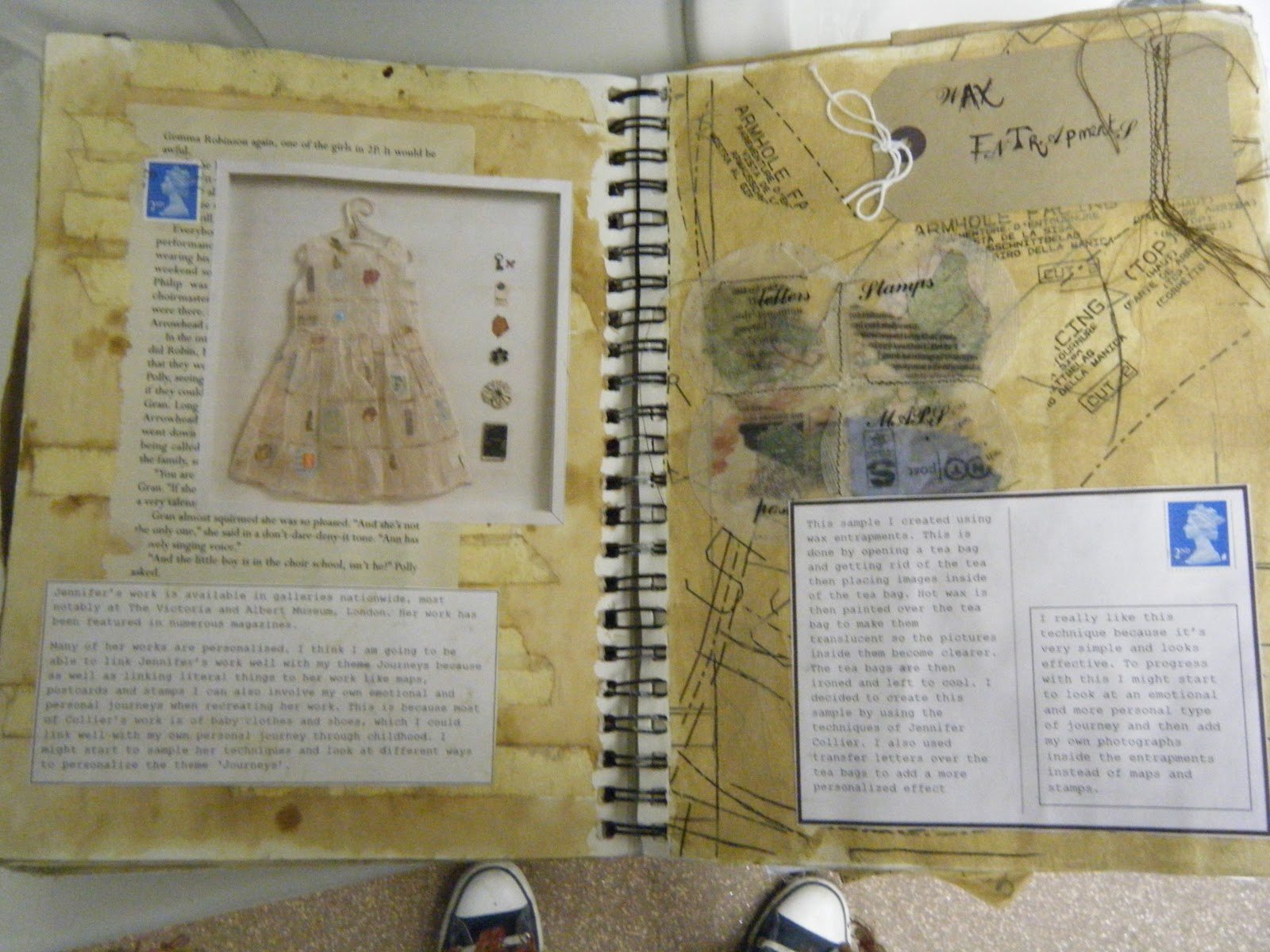 How to annotate a level art sketchbook picture