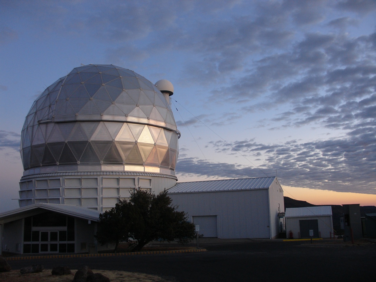Texas Mountain Trail Daily Photo McDonald Observatory at Dawn