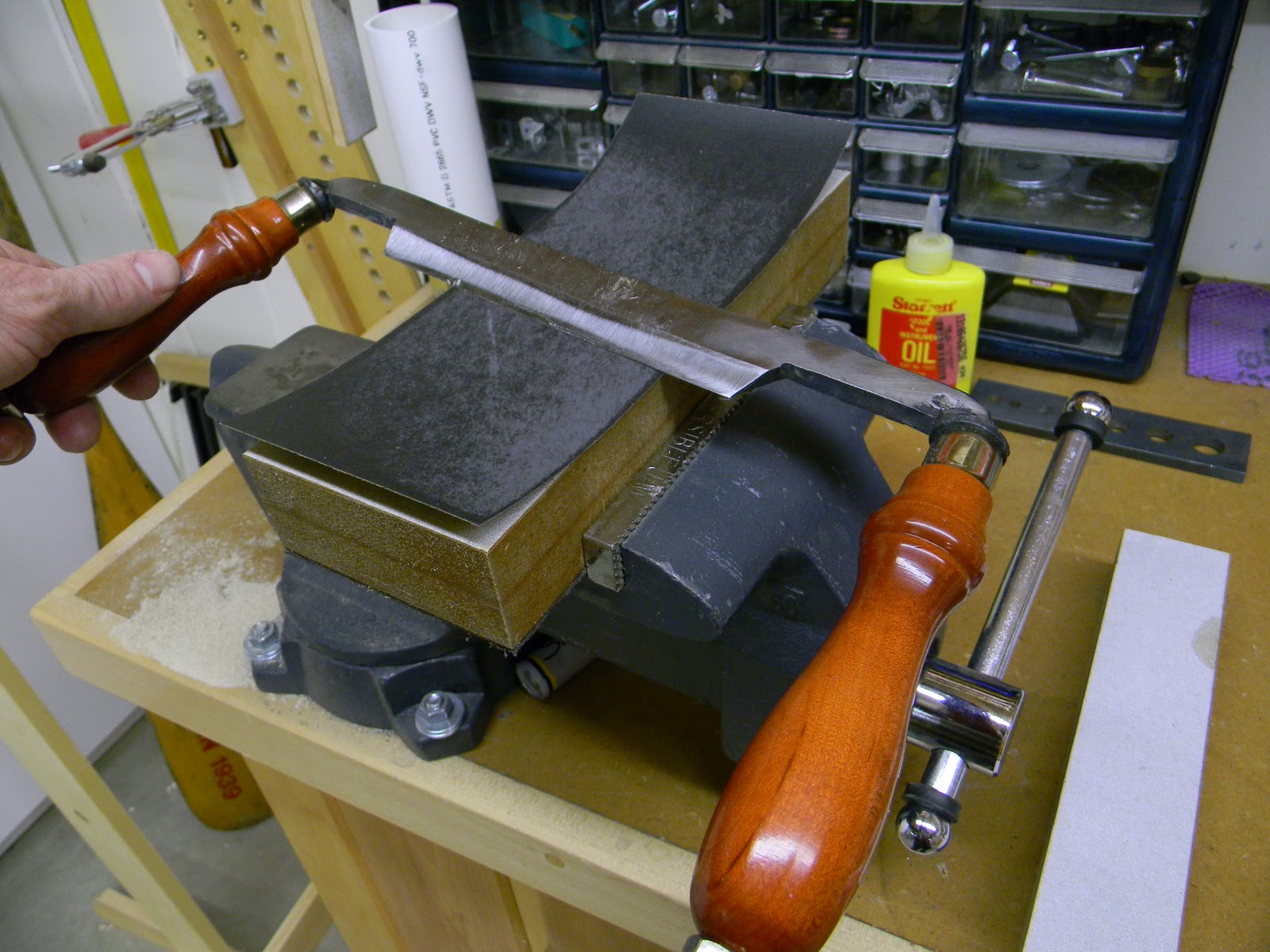 North Country Windsors Drawknife sharpening