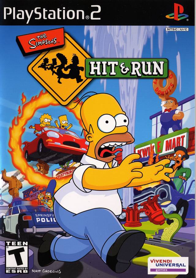 Videojogos-The Simpsons: Hit and Run (2003)
