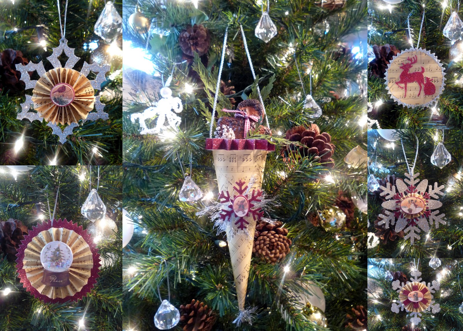 Crafty Sisters K & Company Vintage Paper Ornaments