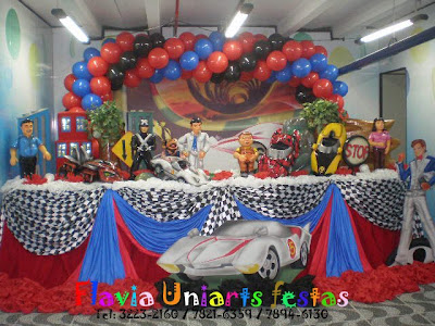 Speed Racer Decore Uniart Festas: Speed Racer