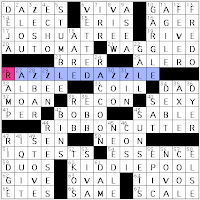 Diary Of A Crossword Fiend Daily Commentary On Puzzles My Longer L A Crossword Confidential Writeup Is Over There The Theme In 25 Words Or Less Synonyms For Tease Are Embedded At Start Of Four Phrases
