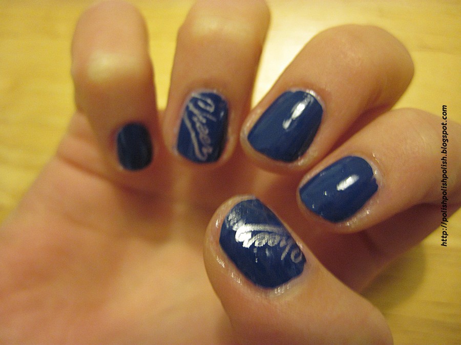 polish, polish, polish... Cheerleading nails!