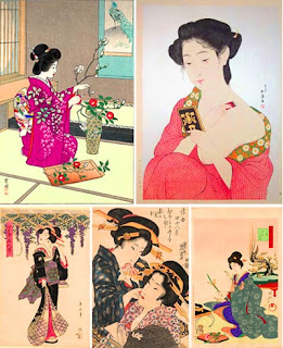Гравюры японских художников конца 19-го начала 20-го века