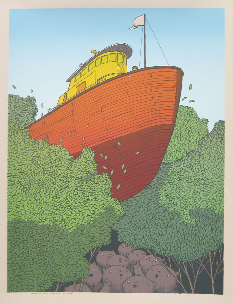 Jay Ruhm INSIDE THE ROCK POSTER FRAME BLOG: New Jay Ryan HUM Poster and art print
