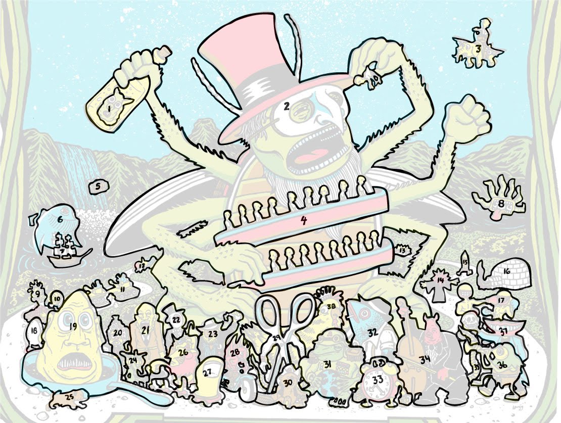 INSIDE THE ROCK POSTER FRAME BLOG Primus New Years Eve poster contest