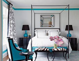 Turquoise Bedroom Ideas | Interior Decorating and Home Design Ideas