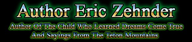 Author Eric Zehnder