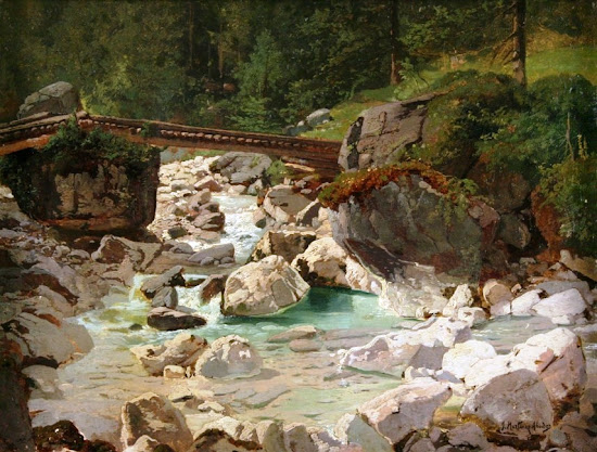 Paisaje Fluvial Paisaje Fluvial, Juan Martínez Abades, Pintor español, Paisajes de Juan Martínez Abades, Pintor Martínez Abades, Pintores españoles, Pintores Asturianos, Martínez Abades