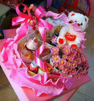 cestas com flores...