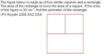P4 Maths: Maths-Area and Perimeter Questions
