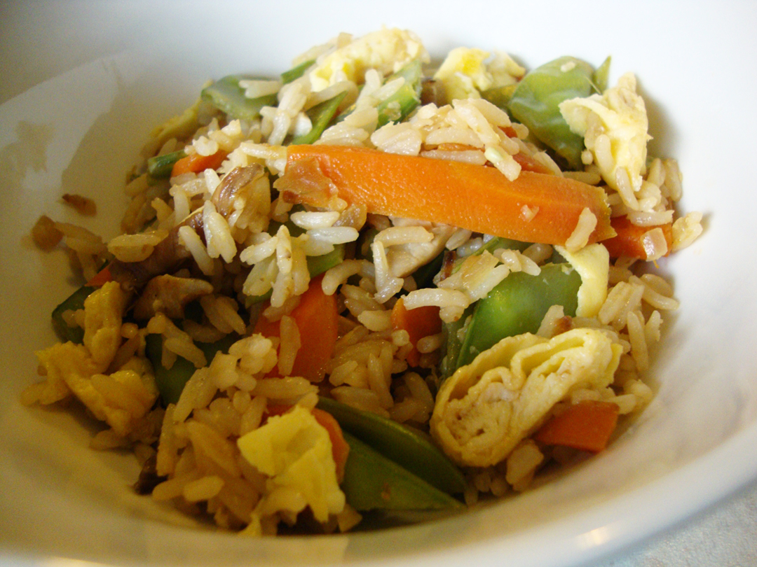 my back pages shiitake fried rice