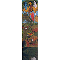mani mala patua scroll painting india