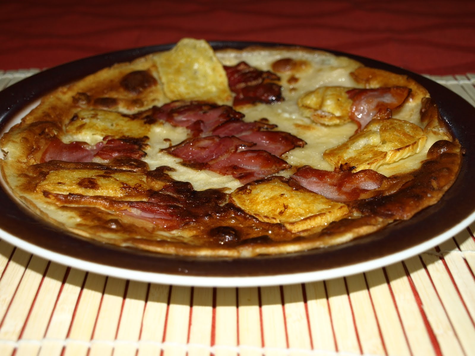 Hauptsache, es schmeckt!: Pfannkuchen mit Speck und Camembert