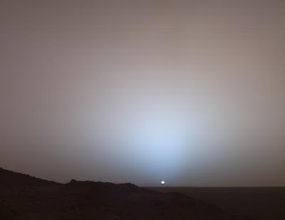 Mars Spirit - Sunset - Gusev Crater