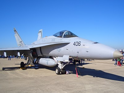 F-18 Hornet - Tail Number 406 - Front