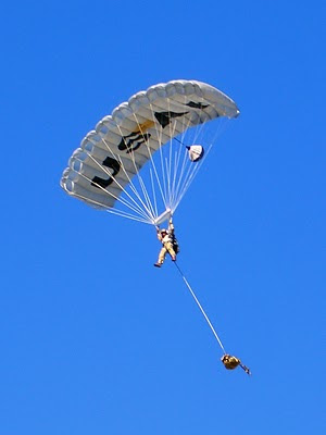 USAF CCT HALO Jump - Team Member Approaching
