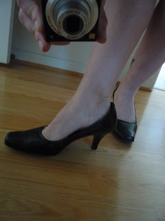 air hostess shoes well worn