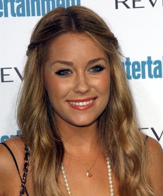 Lauren Conrad's long Hairstyles with bangs