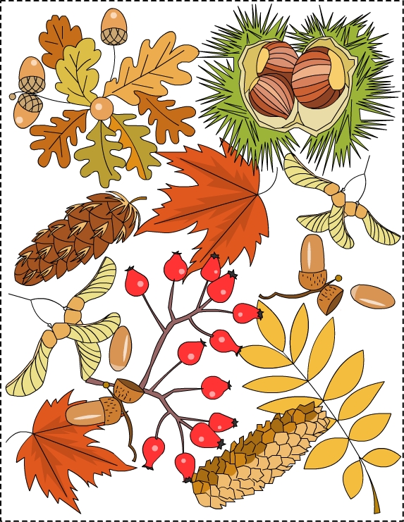 Autumn Adult Coloring Page Free Autumn Adult Coloring Page Free