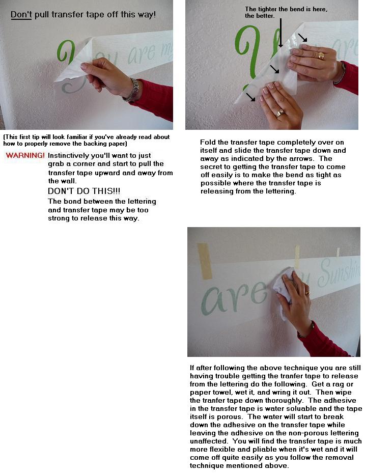 Nancy's Vinyl Wall Art How to Apply Wall Art