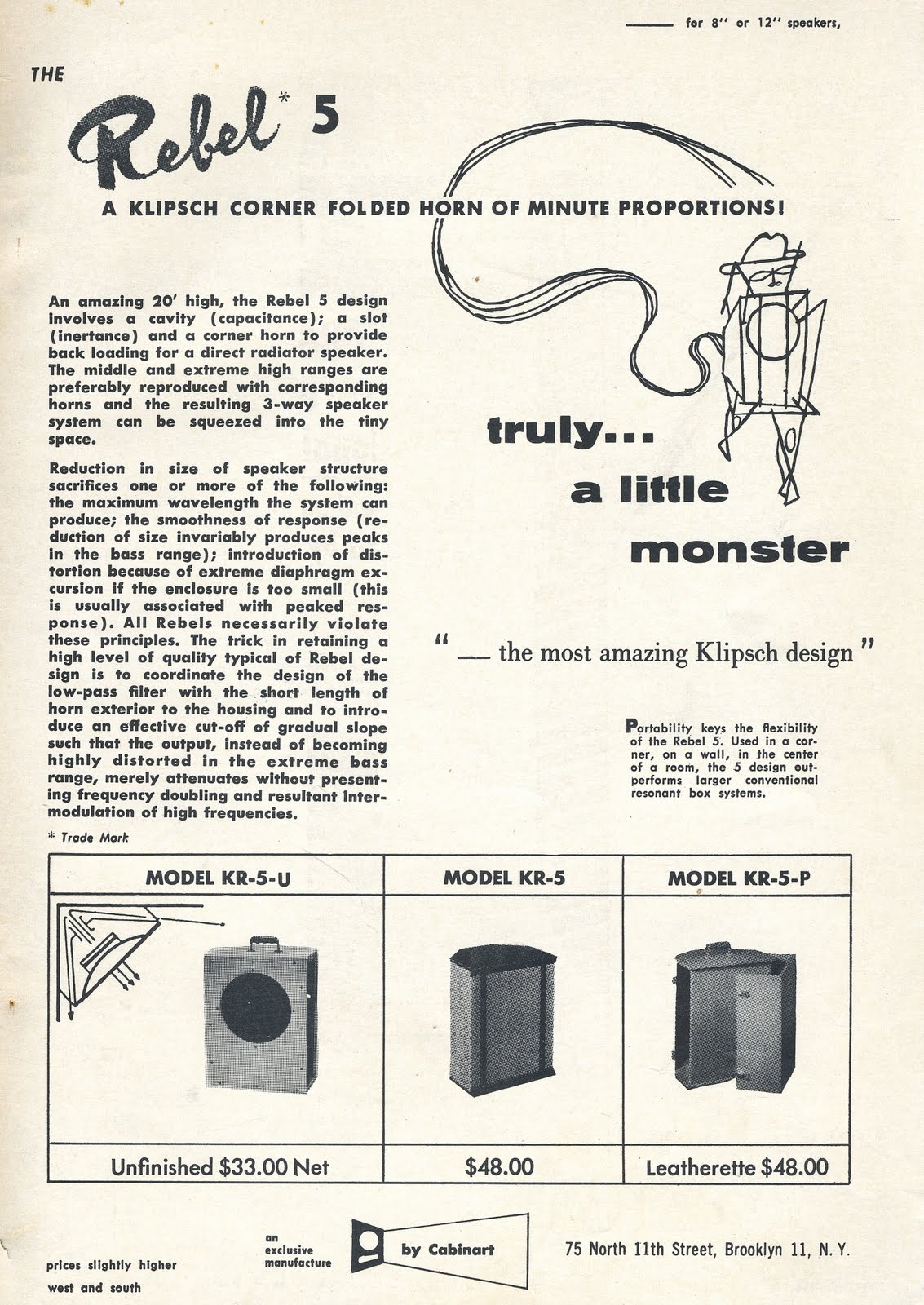 Klipsch Rebel Floorstanding Speaker Owner's Manual