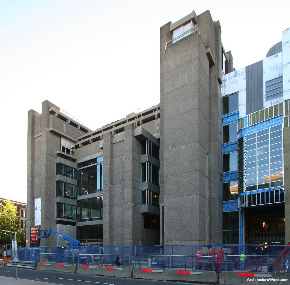 . The art and architecture building at Yale University