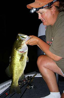 Lake Elmer Thomas Oklahoma fishing report, WBT co-angler Denese Freeman