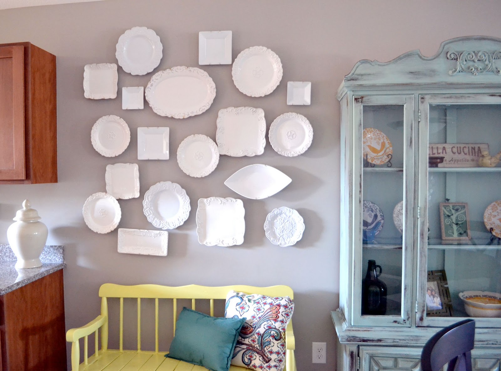 Eclectic Plate Wall Art... Liz Marie Blog