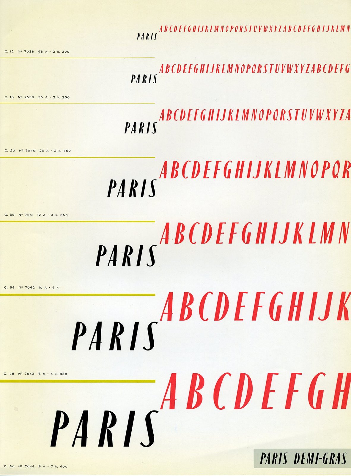 Hickey and Hemming Fonderie Typographique Francaise
