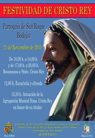 Cartel Festividad de Cristo Rey