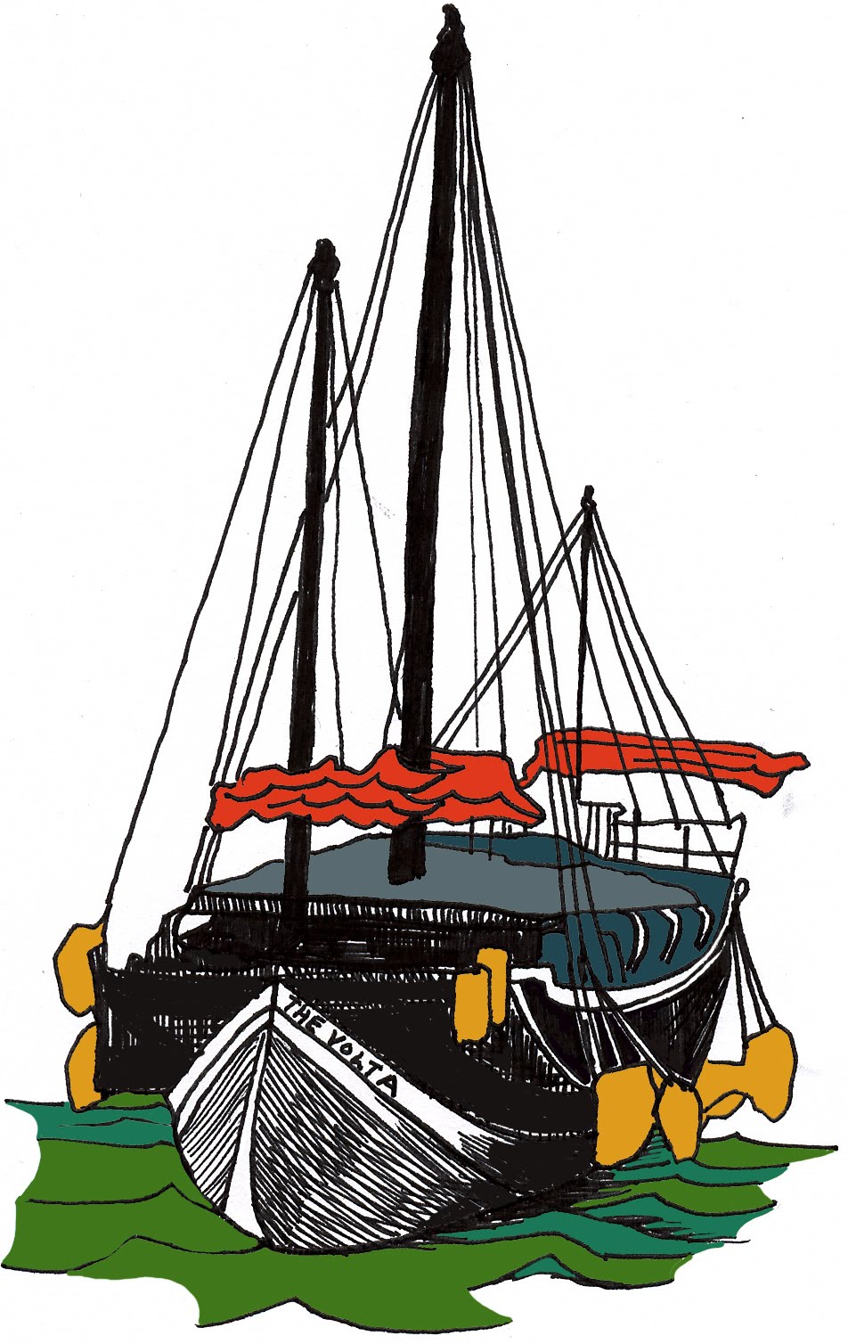 Volta Soap Hoist Up the John B Sails