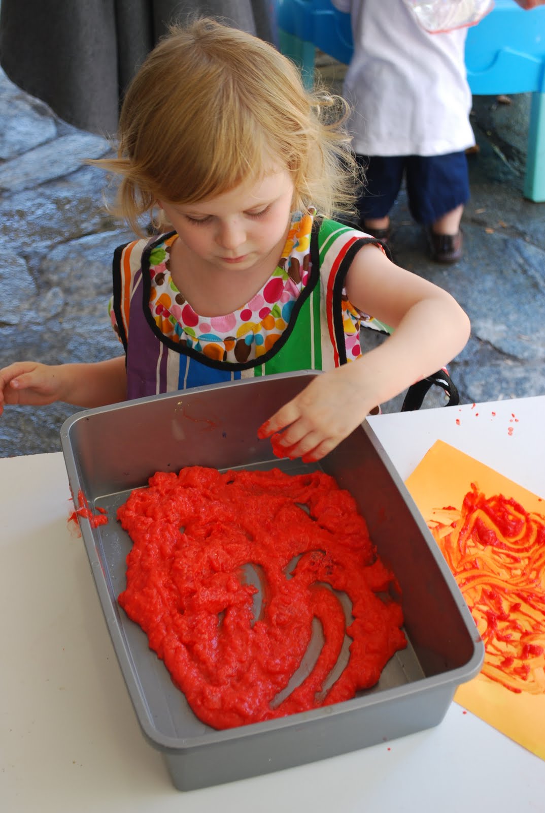 Familylicious Preschool Projects Jello Finger Paint