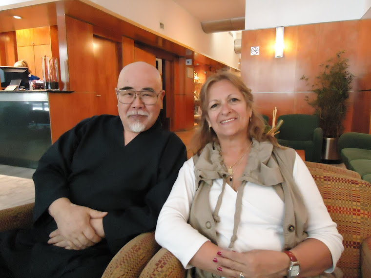 con mi maestro Hyakuten Inamoto