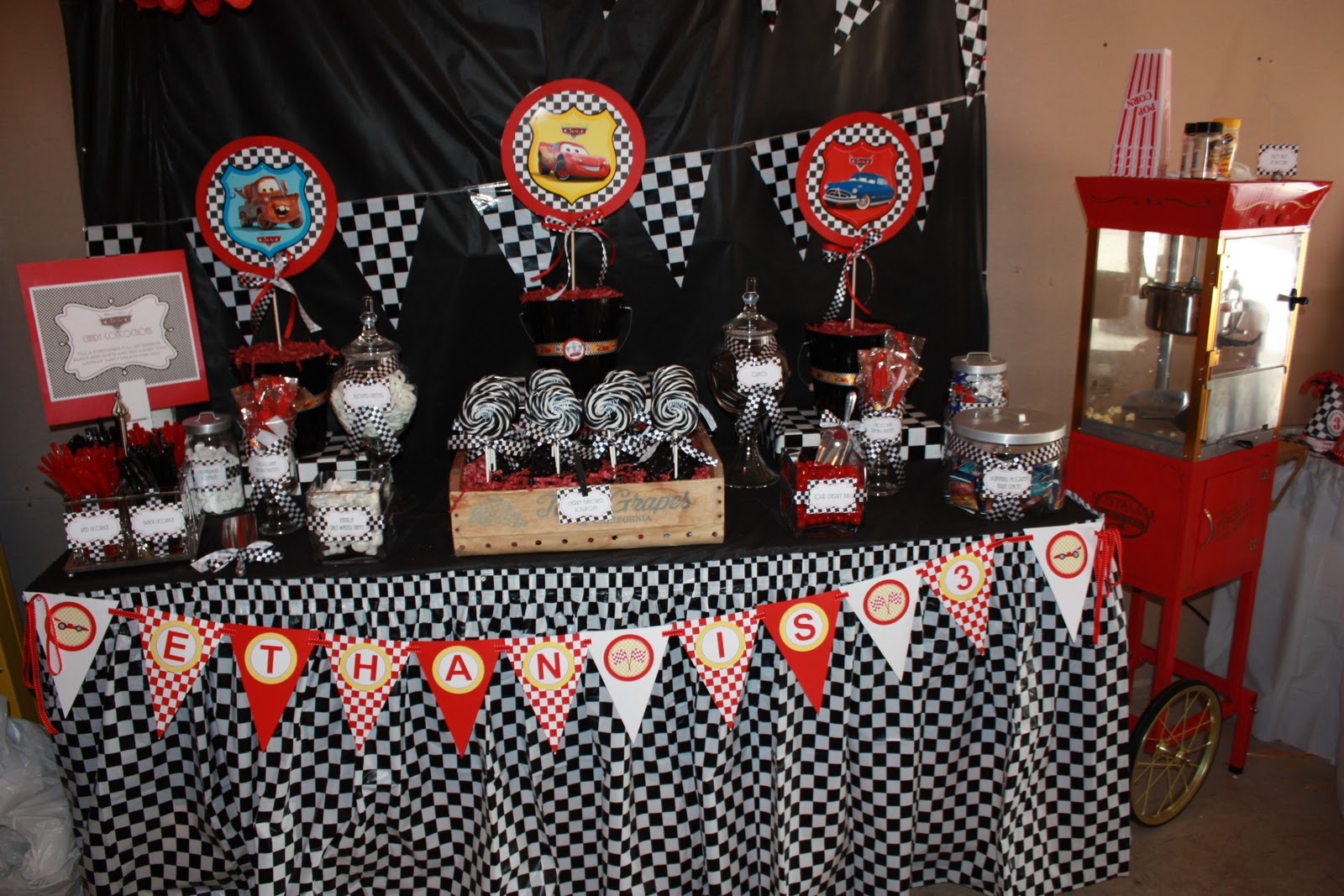 The Sassy Pepper Disney Cars Birthday by Buckets of Grace