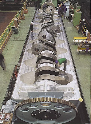 engines over four stories high