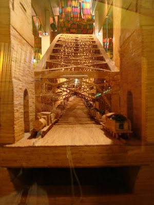 Sydney Harbor Bridge re-created using matchsticks (2)