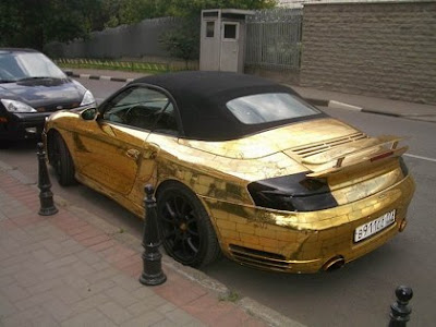 Porsche Covered In Gold (5) 2