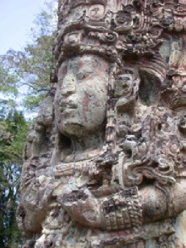 Escultura Maya de Copán / Honduras